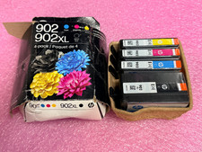 HP 902XL 902 Ink Cartridge Combo Pack 4-Color Genuine OEM OfficeJet NEW 10/27
