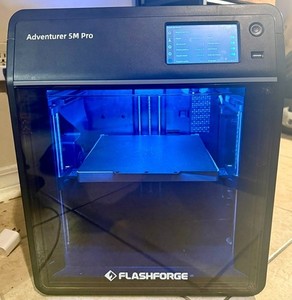 FlashForge 5M Pro 3D Printer Bundle w/ Extra Extruder, nozzels, 2 Plates & Dryer