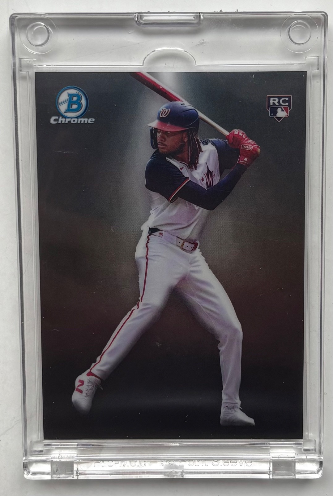 2025 Bowman Chrome JAMES WOOD - Spotlights #BS-11 Nationals Rookie SSP Case Hit