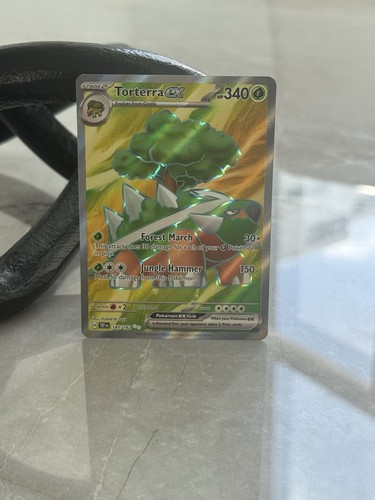 Torterra ex 185/162 Full Art Ultra Rare Temporal Forces Pokémon Card