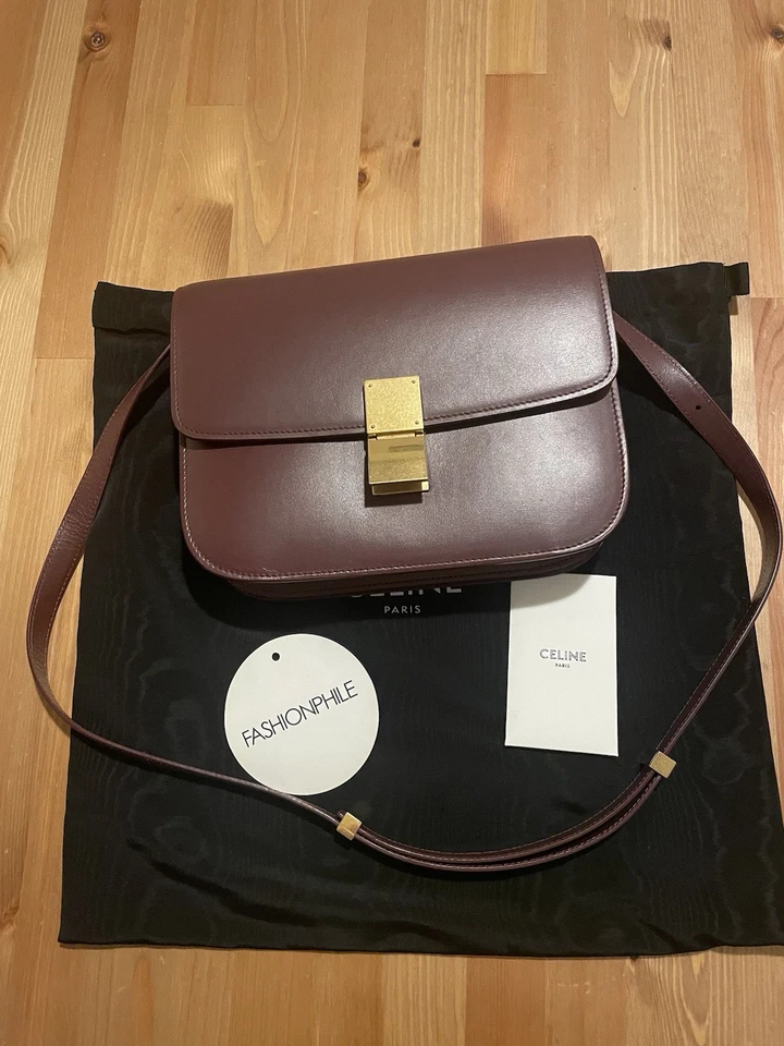 Bolso de caja clásico mediano Celine Foto 3 de 4