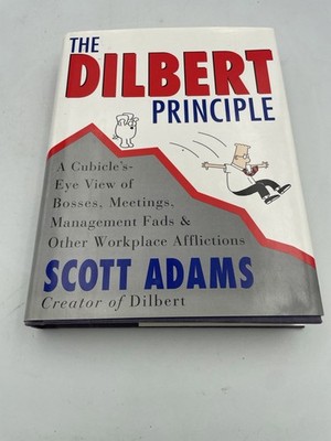 SIGNED Scott Adams w/ DOODLE The Dilbert Principle