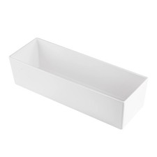 TableCraft CW5010N Simple Solutions&trade; Half Size 8.25 Qt. Long Aluminum Bowl