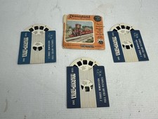 1956 Disneyland Frontierland 3d View-Master 3 Reel Packet C B