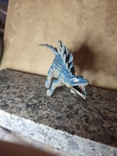 Vintage 1970s Imperial Chinasaur Rubber Green Dinosaur Figure