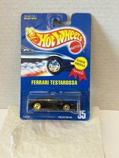 NIP 1995 Hot Wheels Coll No Series #35 Ferrari Testarossa GUH's Gold Metal Speed