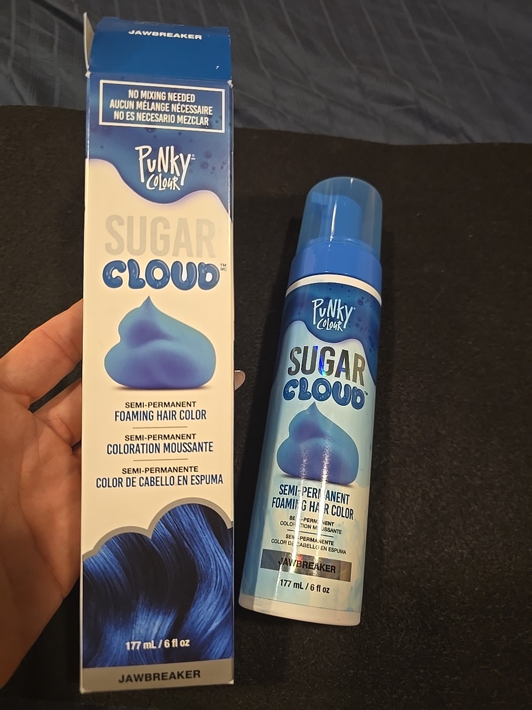 PUNKY COLOUR Sugar Cloud Semi-Permanent Foaming Hair Color- JAWBREAKER- 6oz