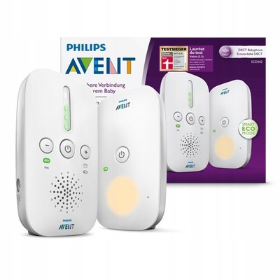 NEU Philips Avent Babyphone Audio SCD502 26 DECT Nachtlicht Smart ECO