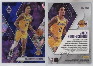 2023-24 Panini Phoenix Rookies Blue Ice Jalen Hood-Schifino #260 Rookie RC