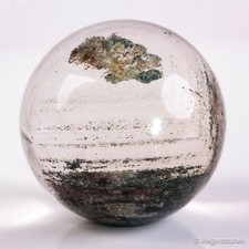 18g 23mm Small Garden Quartz Lodolite Sphere Natural Phantom Crystal Ball Reiki