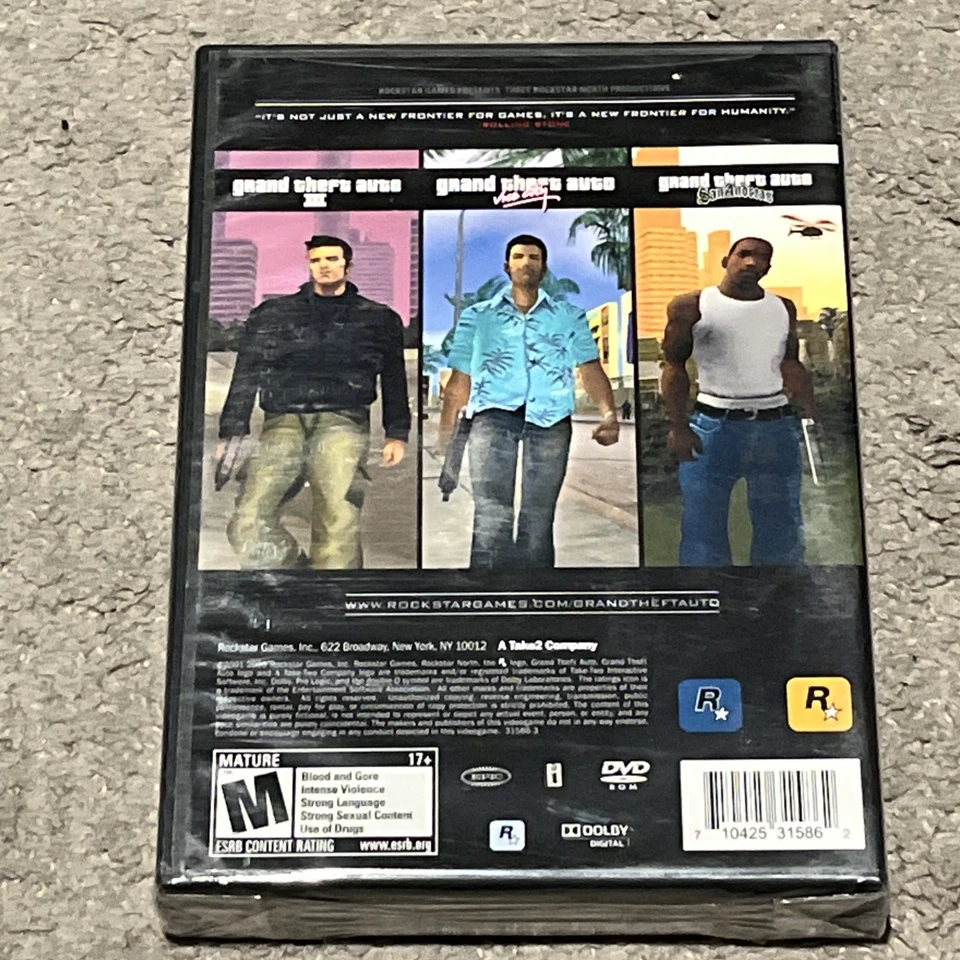 Grand Theft Auto: The Trilogy (PC DVD-ROM, 2009) Brand New Factory Sealed  - Image 2 of 4