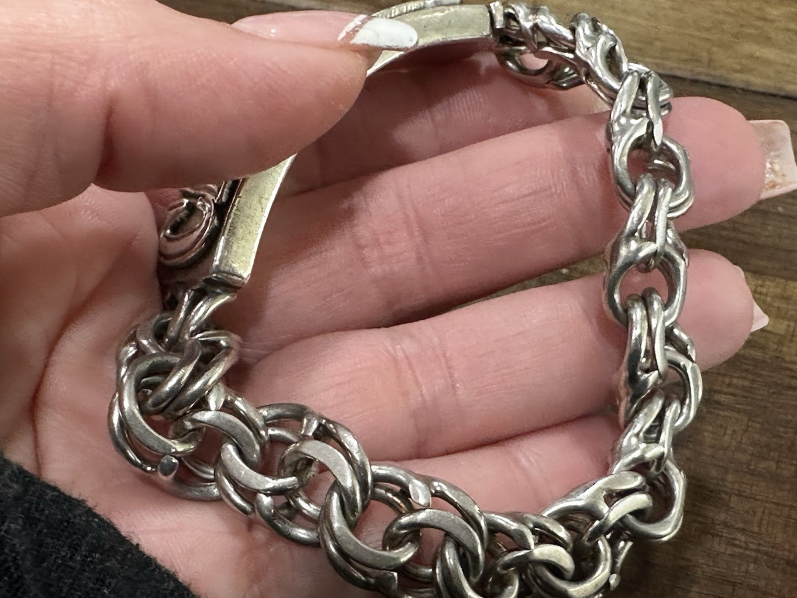 CASTILLO - Solid  Sterling Silver (Tested) Double… - image 3