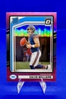 2024 Donruss - Rated Rookie Caleb Williams #327 Optic Preview Pink Prizm (RC)