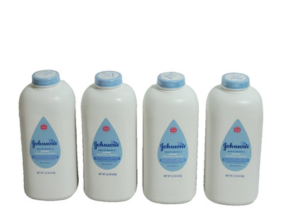 Lot of 4 Johnson's Baby Powder Aloe & Vitamin E With Natural Cornstarch 22oz New