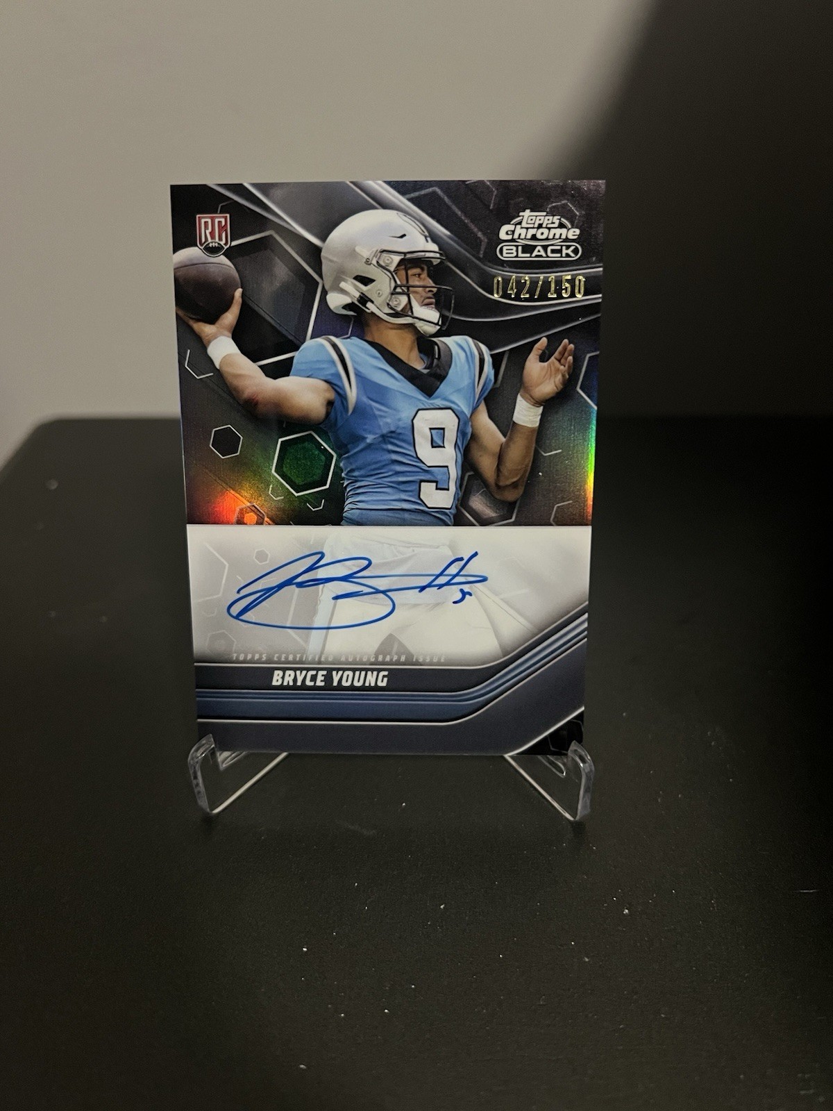 2023 Topps Composite - Topps Chrome Black Autographs Bryce Young Refractor /150