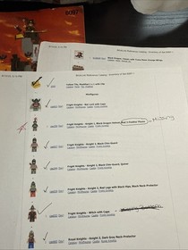 LEGO 6097 Fright Knights: Night Lords Castle With Instructions Missing 4 Pieces