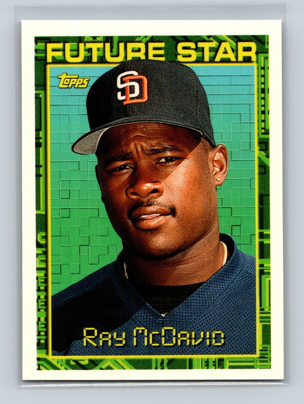 #152 Ray McDavid, San Diego Padres - RC 1994 Topps Future Star Base