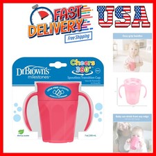 Milestones Cheers 360 Spoutless Transition Cup with Handles, Travel Friendly ...