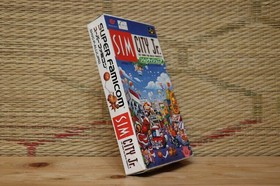 Sim City Jr. w/box manual Nintendo Super Famicom SFC Very Good Condition!