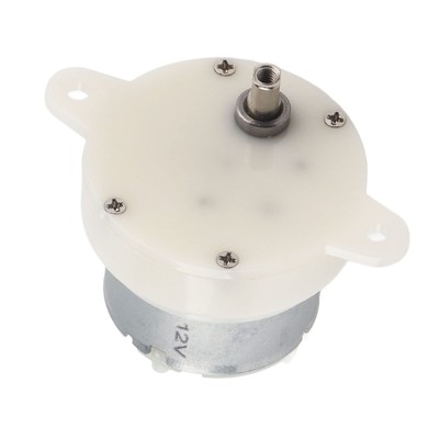 Motore Elettrico Lento Motore Rotante a 12 Volt 12V Scatola