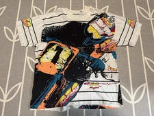 Vintage AXO Supercross 90s Boxy Fit T-shirt Racing Motocross T-shirt Medium