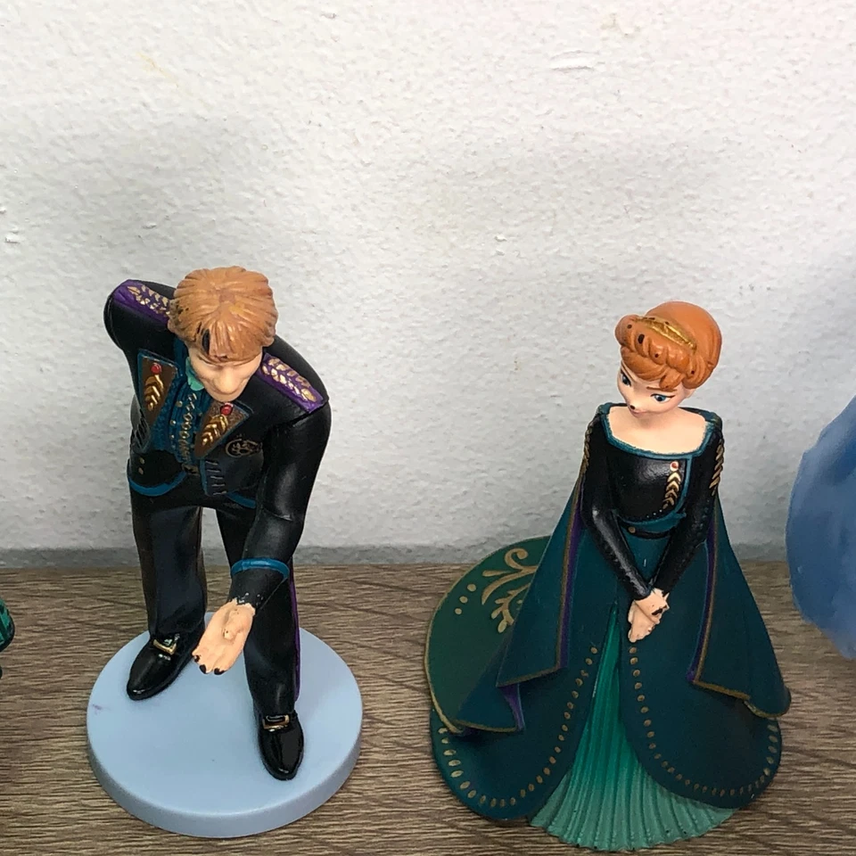 Lote Figuras Disney Frozen Juguetes Elsa Anna Estatuillas Decoración de Pasteles Coleccionables 10 Foto 4 de 4