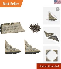 40 Pcs Metal Furniture Corner Protector,Antique Decorative Corner for Jewelry...