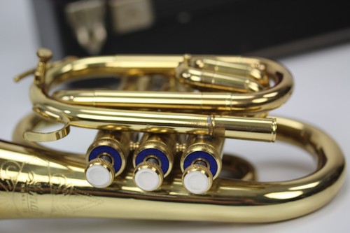 Amati Kraslice Bb Pocket Trumpet 1950's ready to play - Picture 11 of 22