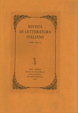 Rivista di letteratura italiana 2006,XXIV,3 - AA.VV [2006]