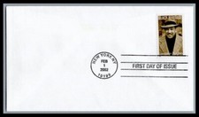 US FDC # 3557 34c  Langston Hughes, Writer none   2002, 9N601