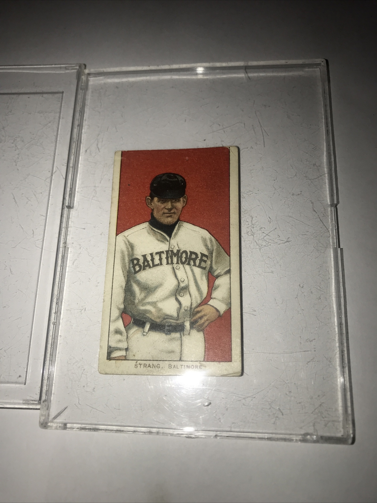 1909 t206 Strange Baltimore polar bear card bxmt Vintage Ultra Rare S182