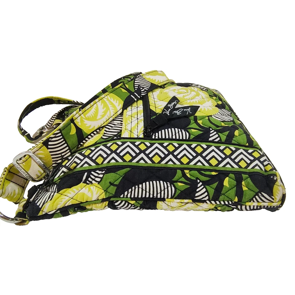 Vera Bradley La Neon Rose Hipster Crossbody Tote Purse Adjustable Strap Retired - Image 3 of 4