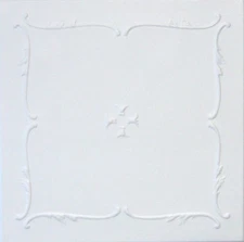 Decorative Texture Ceiling Tiles Glue UP - R5W On SALE
