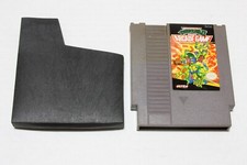 1985 Nintendo NES TMNT II The Arcade Game Game Cartridge Sleeve Working