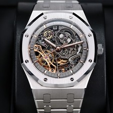 Audemars Piguet Royal Oak 41mm Openwork Skeleton Steel Double Balance 15407ST 10