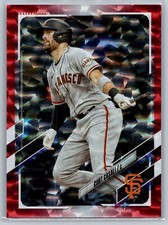 Actualización Topps 2021 Red Cracked Ice SP/199 Curt Casali #US202