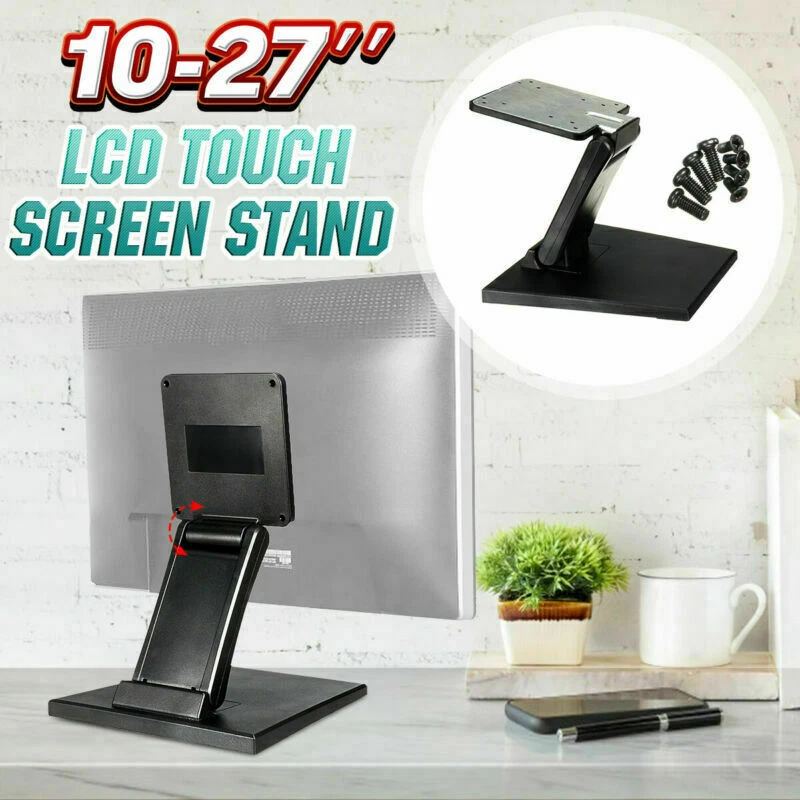 Desktop 75,100mm VESA-Mounted TV 10'-27' Tilt Stand Fold Screen Monitor Holder - Image 3 of 4