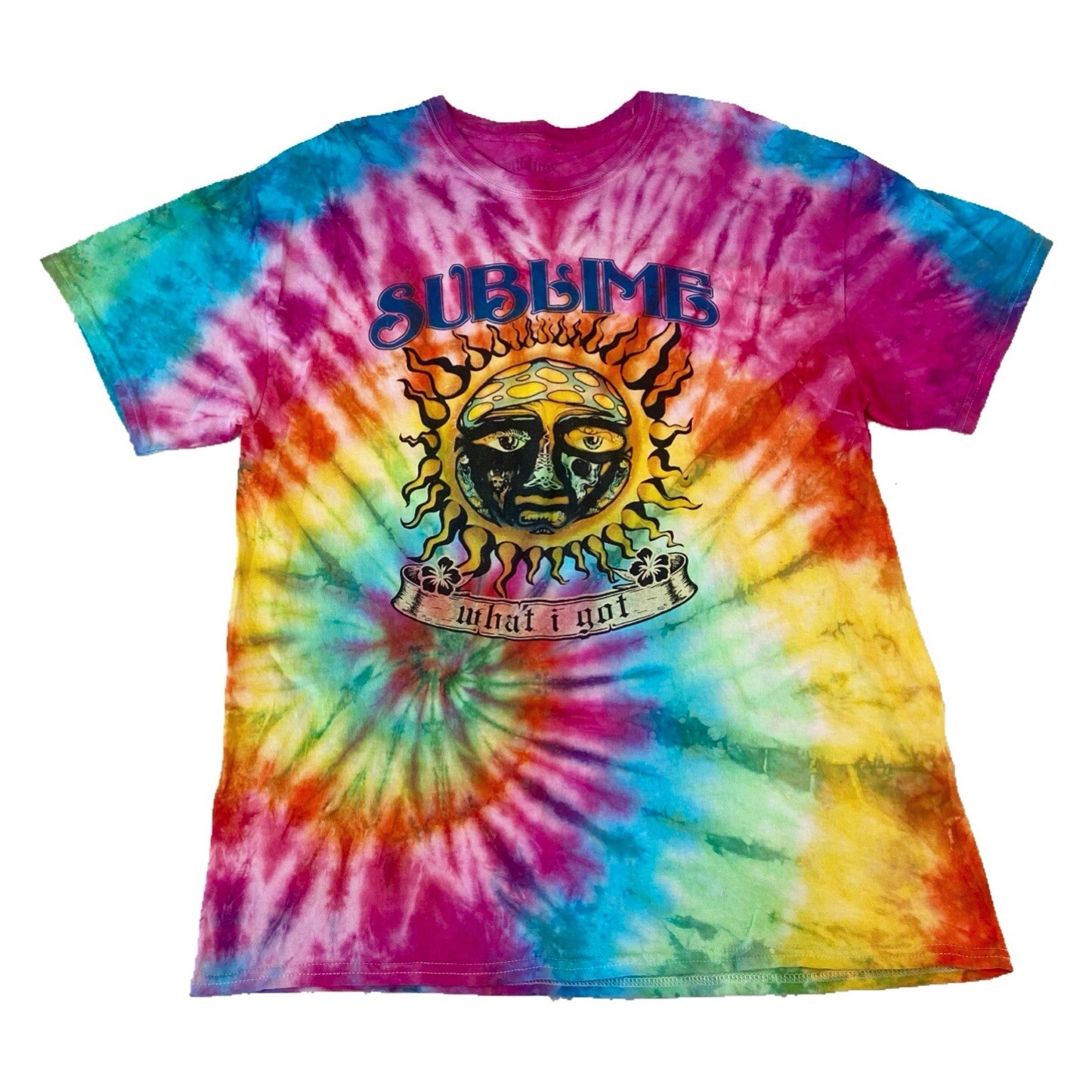 Sublime Rainbow Tie Dye Crewneck Short 