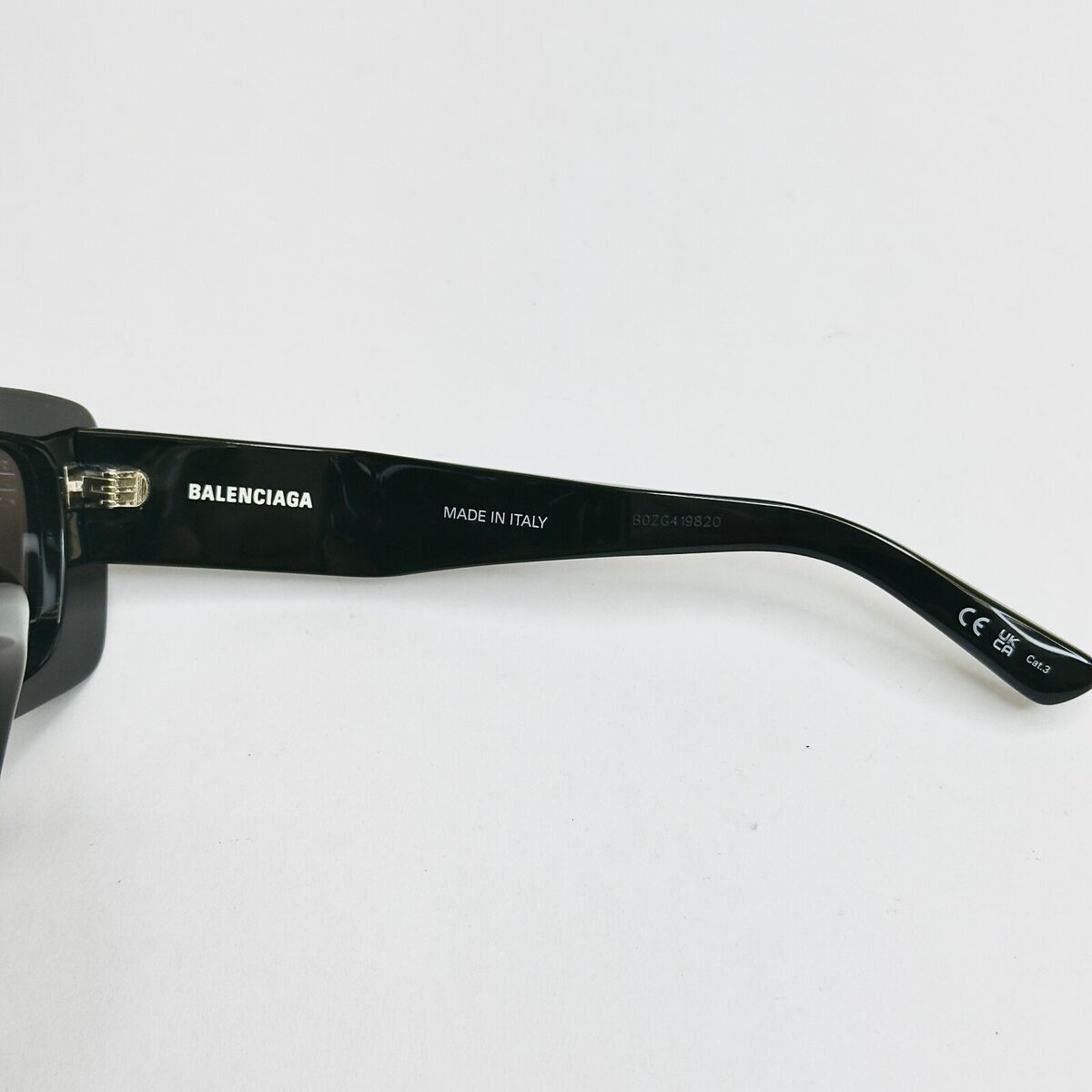 BALENCIAGA HAMPTONS SQUARE 0286 Black Fashion Wavy BALENCIAGA HAMPTONS SQUARE 0286 Black Fashion Wavy
