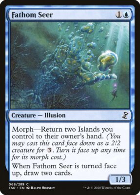 Magic the Gathering (mtg): TSR: Fathom Seer  (x 4)