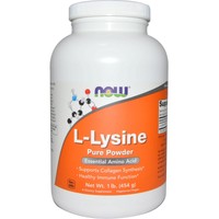 Now Foods, L-lysine Pure Powder, 1 Lb (454 Now Foods, L-lysine Pure Powder, 1 Lb (454