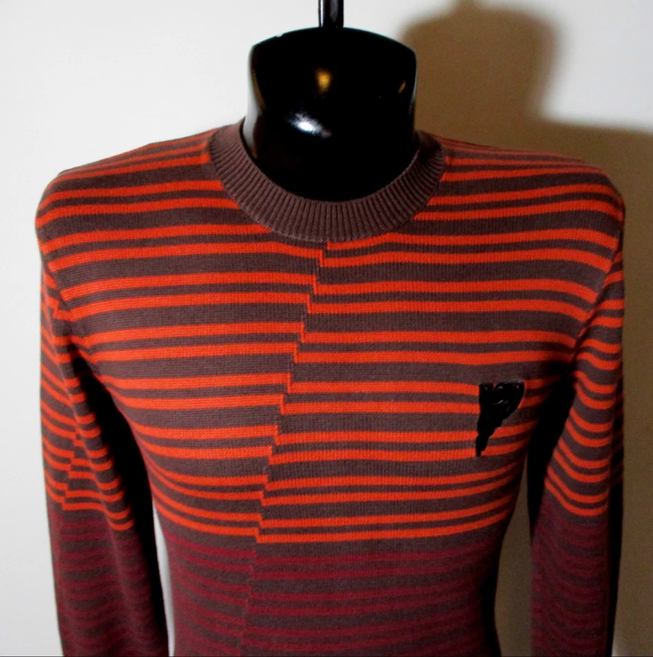 RIPCURL Rust Brown Long Sleeve Crewneck Sweater Men's Size S - Image 2 of 4