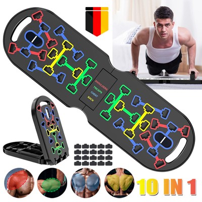 Liegestützbrett Push Up 10in1 Rack Board Liegestütze Brett Fitness Muskelaufbau
