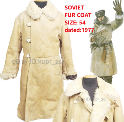 soviet sheepskin coat
