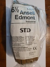 Ansell Edmont Industrial STD Gloves 12 Pack 1-114 Size 6.5