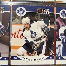 1990-91 Pro Set #284 Daniel Marois Toronto Maple Leafs