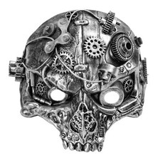 Steampunk Ghost Skull Robotic Mask for Masquerade and Halloween Party