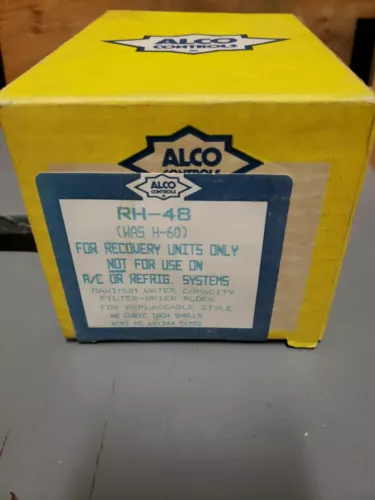 FILTER DRIER BLOCK - ALCO COR00049 RH-48 MAXIMUM WATER CAPACITY  *NEW IN BOX*