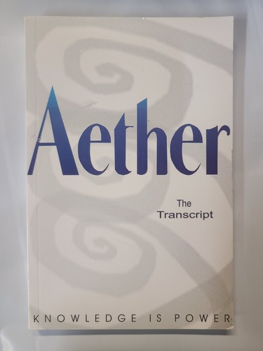 AETHER ~ TRANSKRYPCJA / Wiedza to potęga / Oprawa miękka LN - Zdjęcie 1 z 5