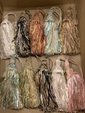 LOT OF 8 ASSORTED KEY TASSELS